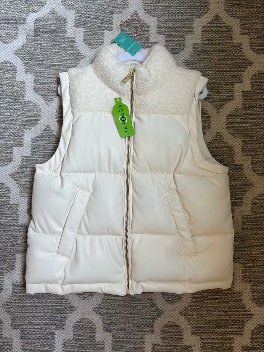 NEW WITH TAGS Maurice’s cream vest!